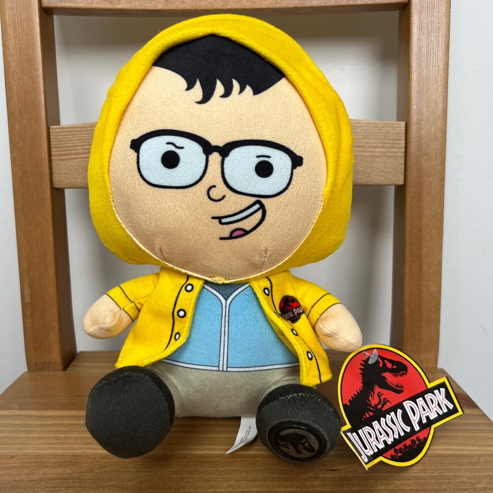 Jurassic Park Dennis Nedry Plush Toy 11 Inch Toy Factory Rare HTF W/ Tag